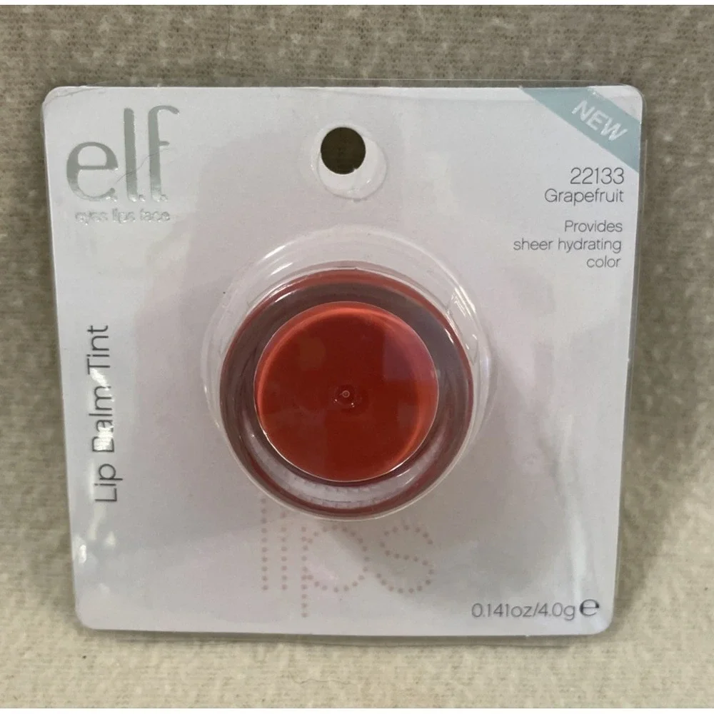 Elf Lip Balm Tint Grapefruit #22133 e.l.f. 0.14 oz Essential Line Discontinued
